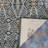 Hause Geometric Smoke Black Indoor Outdoor Area Rug-1944041044