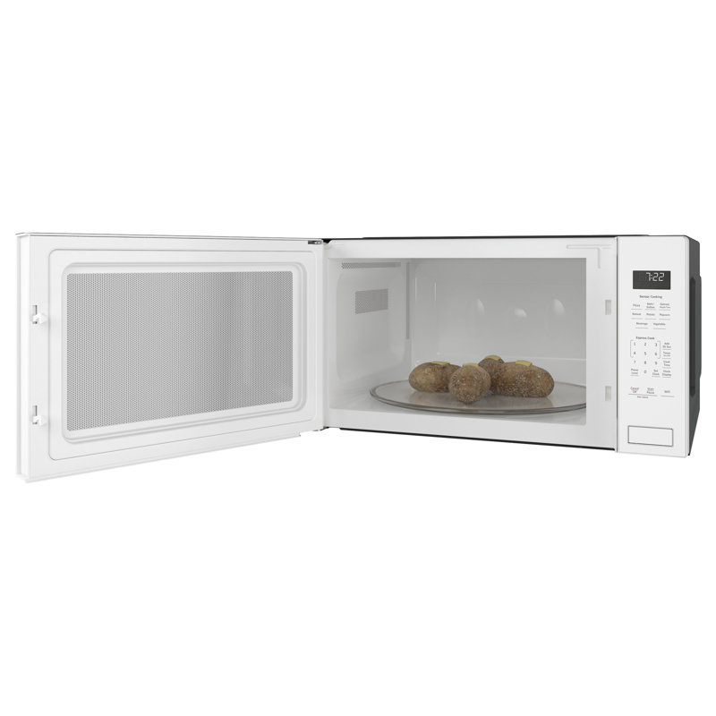 GE Profile 2.2 Cu. Ft. Built-In Sensor Microwave Oven, White