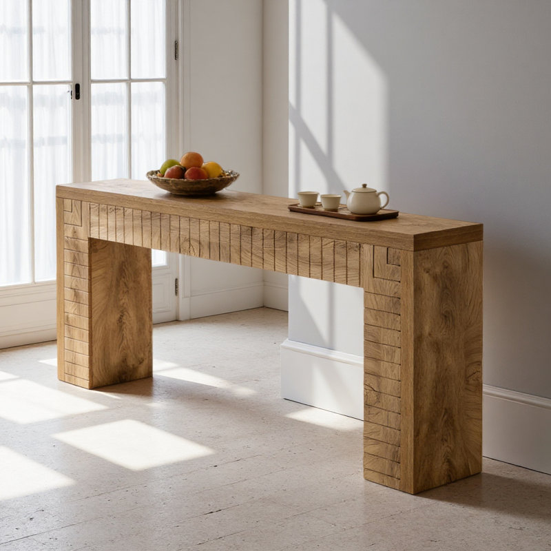 Console de style artistique, canapé, table d'appoint