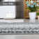 Washable Modern Rugs for Bedroom Imitation Braided Soft Geometric Area Rug Non Slip Stain Resistant Carpet