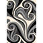 Tapis gris à motifs abstraits Wargo