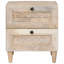 40cm W Solid Wood Bedside Table-1508804066