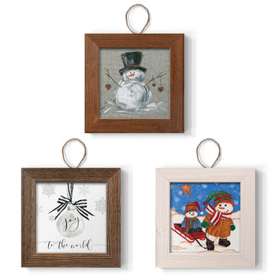 5.25'' Wood Photo Ornament