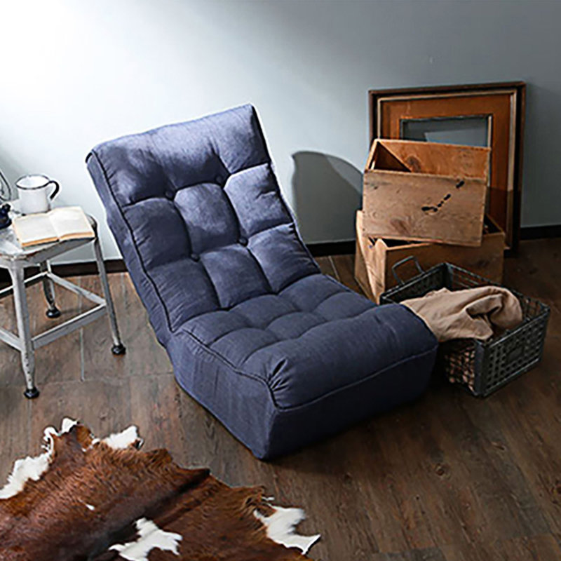 Fauteuil de jeu inclinable et réglable Gatling, Lin bleu marine