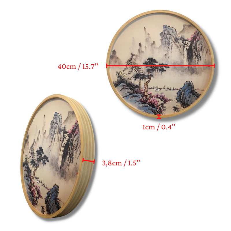 Spring (B) Landscape by Fiona Sheng - Single Picture Frame Painting on Canvas