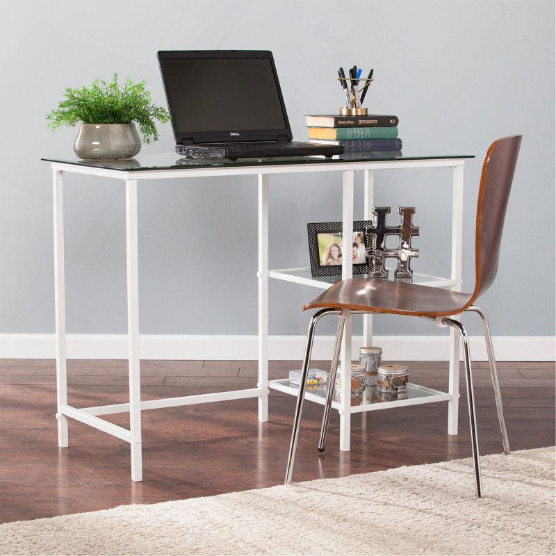 Bureau d'étudiant en métal / verre