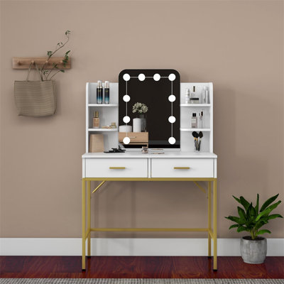 Adinah Dressing Table with Mirror