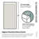 Astro 48 - 52 in. x 78 in. Fully Frameless Glass Sliding Shower Door