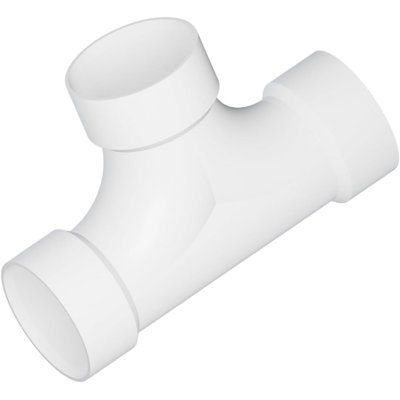 3 in. PVC DWV 2-Way Cleanout H x H x H, White PVC Drain, Waste & Vent Fitting, (12 Pack)