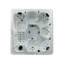 Spa Hydro Spas HYD-90 - Spa carré standard en acrylique à jets (câblé) avec ozonateur et haut-parleur intégré