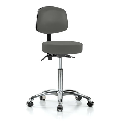 PERCH Chrome Walter Height Adjustable Doctor