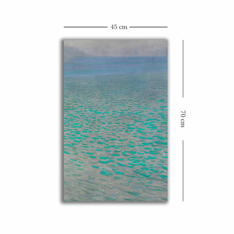Océan sans cadre, peinture sur toile