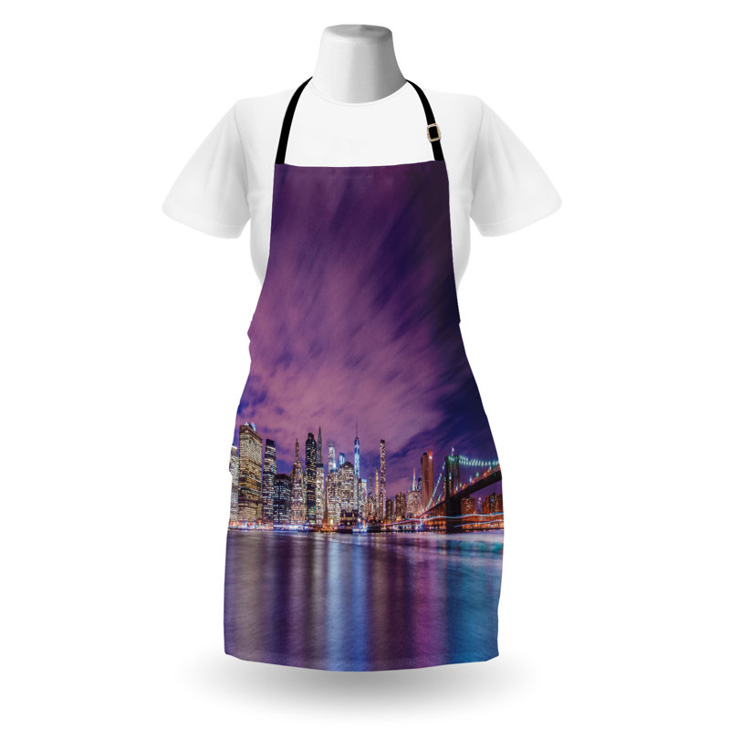 No Pattern Bib Apron