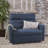 Reclining Loveseat, Leather Double Recliner Sofa, zero clearance recliner  Loveseat Recliner For Living Room, RV, Home-67111496