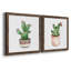 Boho Greenery III - ensemble de 2 peintures sur toile encadrées-563324416-563324417