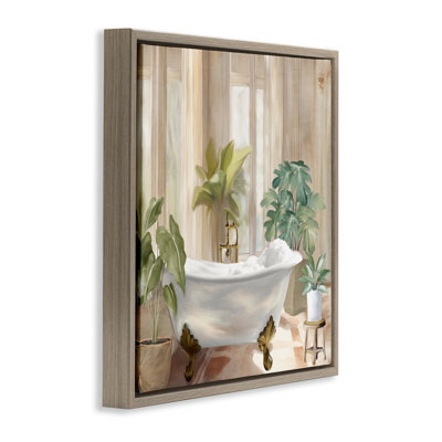 Cadre flottant pour plantes de salle de bain Serenity, design par Kim Allen