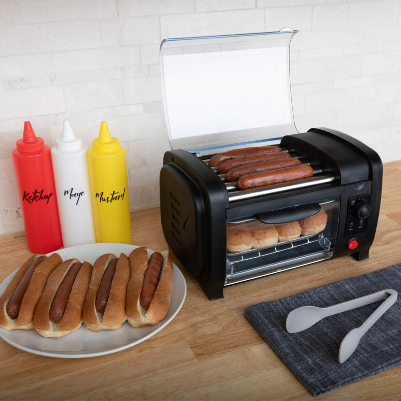 Mini Hot Dog Machine with Bun Warmer