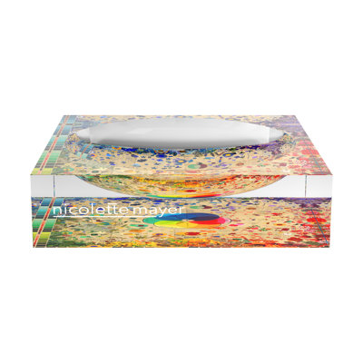 Color Wheel XOXO Acrylic Decorative Tray