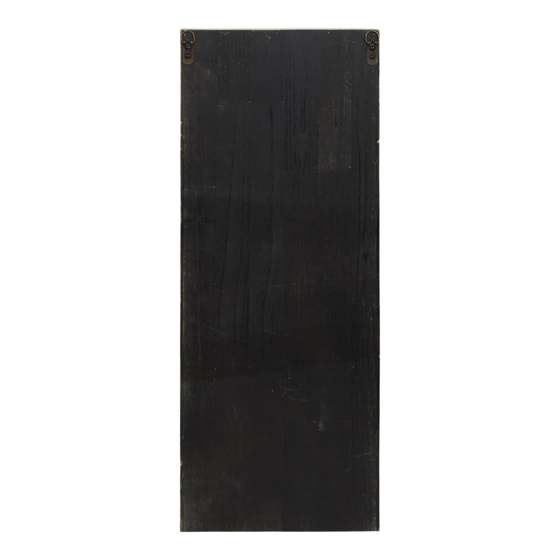 Burdock Rustic Brown Wood and Metal Wall Organizer