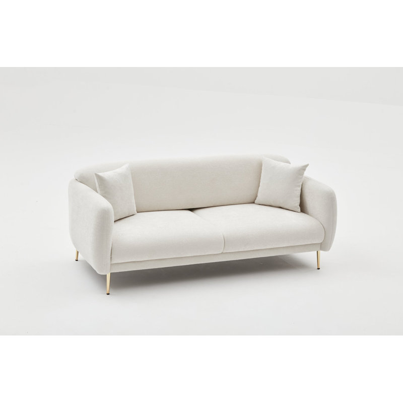Darron 4 Seater Sleeper, Cream Gold
