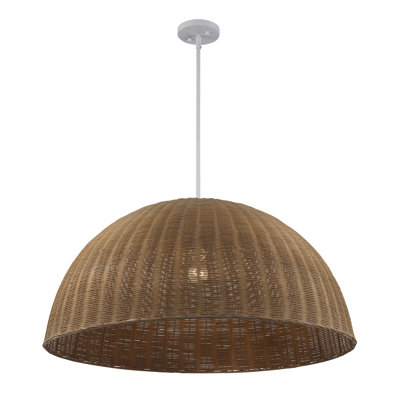 Luminaire suspendu tissé 1 lumière Pippa