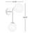 Balko Steel Armed Sconce