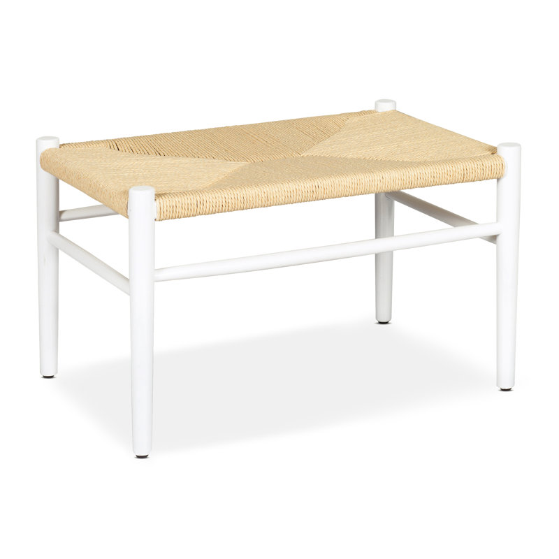 Tabouret de coiffeuse Dayton, Blanc
