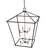 Kitzi 8 - Light Dimmable Lantern Square / Rectangle Chandelier