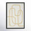 «Line Works In White 2» par Phillips, art mural encadré-345659682-345659689