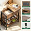 60.96 cm W Bedside Table