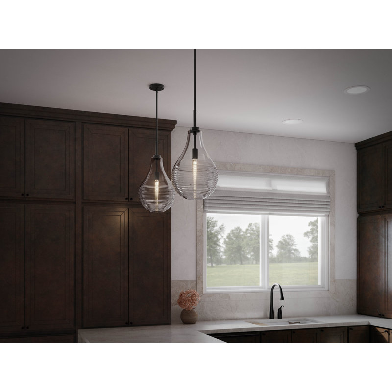 Simplice 5 In. Bottle Pendant, Brushed Nickel, 72.44" H x 12" W x 12.38" D