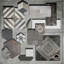 Mandala Decor 7-7/8 In. X 7-7/8 In. Ceramic Wall Tile