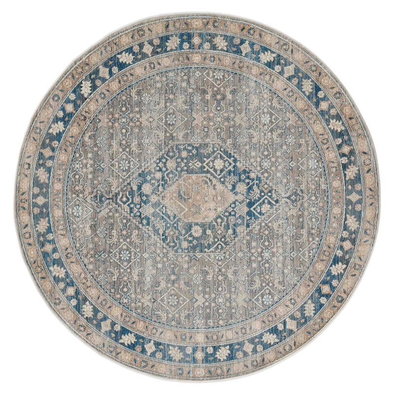 Lucia Blue Rug 5'0" x 5'0"