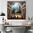 Brown Floater Framed Canvas