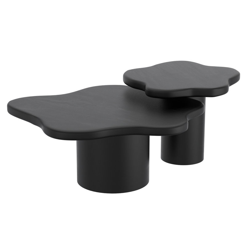 Jaquane Solid Wood Coffee Table, Black