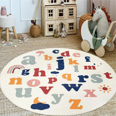 Tapis rond rond et antidérapant Boho Sun Circle