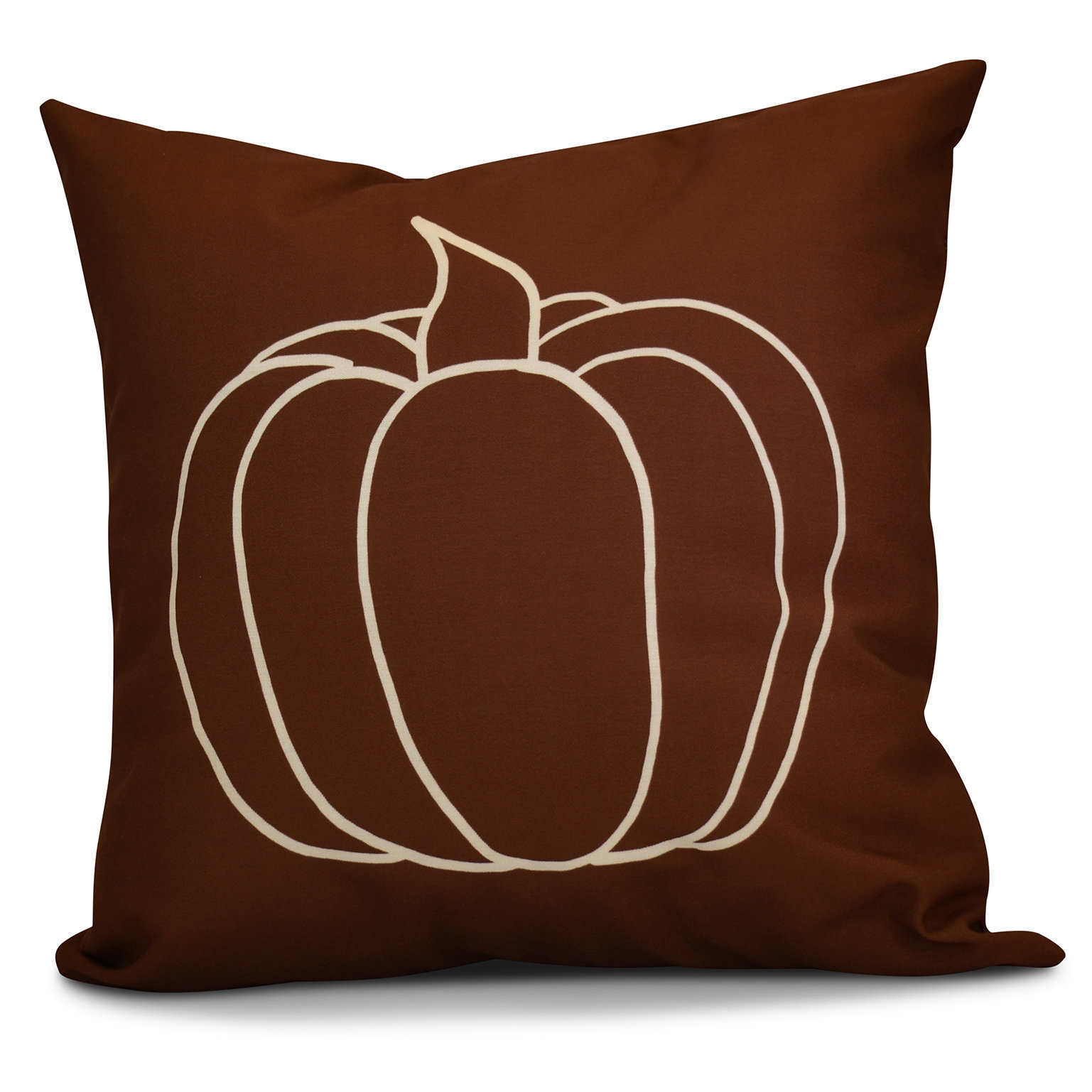 e by design Flipping for Fall Pumpkin Pie Outdoor Square Pillow Cover and Insert | Wayfair