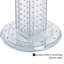 25" H x 4" W Plastic Pegboard