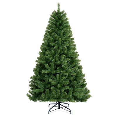 Easy Set-up Green Artificial Christmas Tree - Stand Included