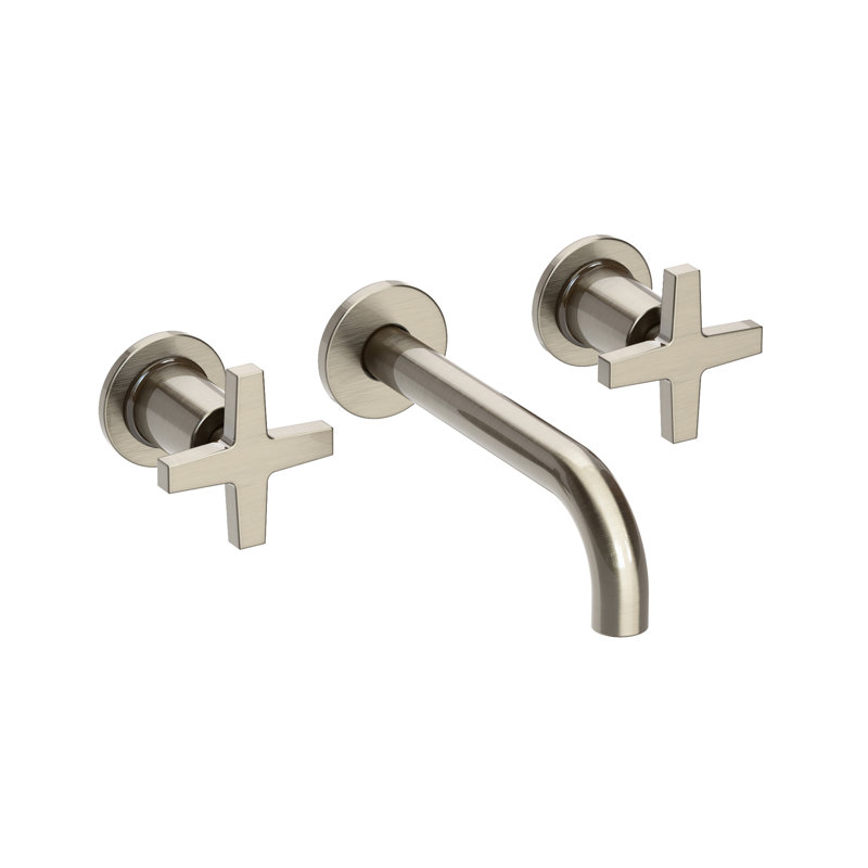 Dorrance Wall Mount Bathroom Faucet, Antique Nickel