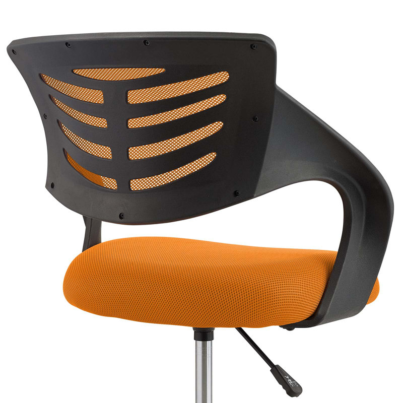 Modway Thrive Mesh Drafting Chair, Orange