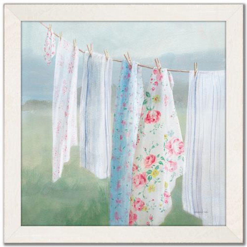 Laundry Day I, art mural encadré