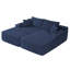Canapé d'angle Cloud avec assise profonde et méridienne double