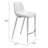 Upholstered Counter Stool with Metal Frame-1943868855-1943715595