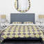Ensemble de housse de couette de style mid-century style mosaïque rétro-40703399