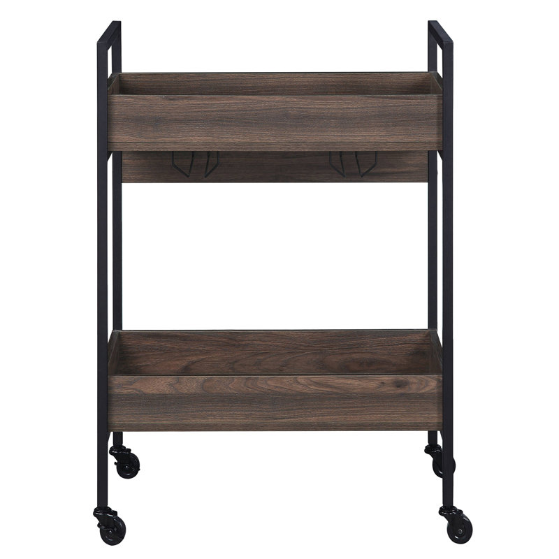 Serving Cart with 2 Shelves