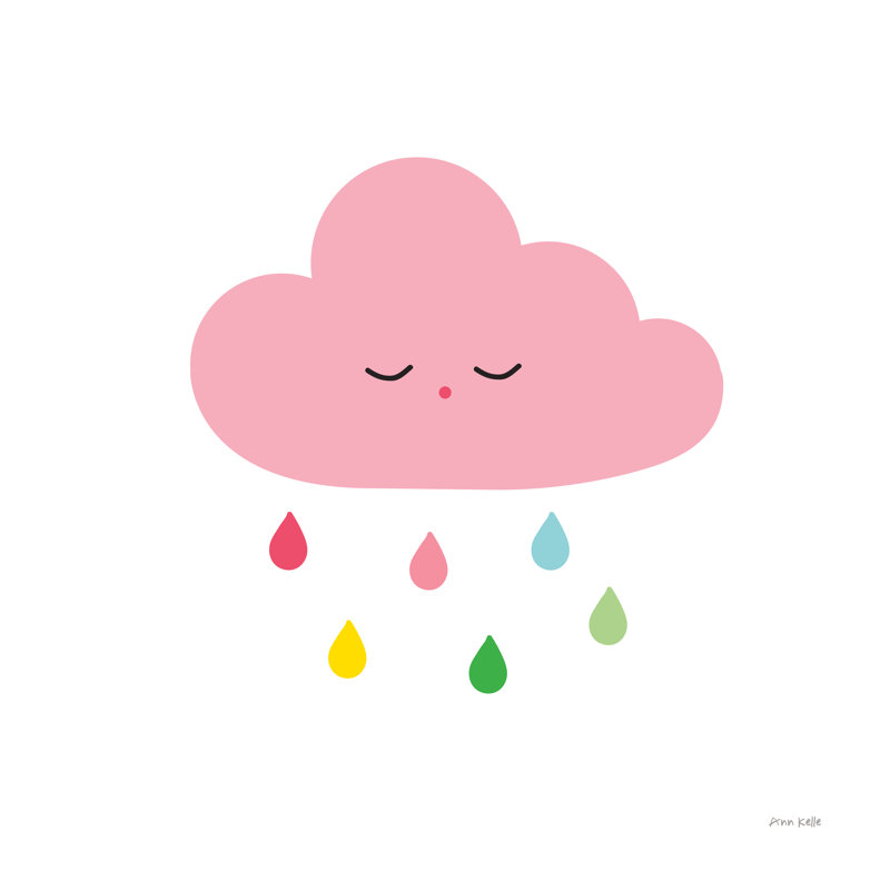 «Sleepy Cloud II» par Ann Kelle, impression sur toile tendue, H 30 po x l 30 po