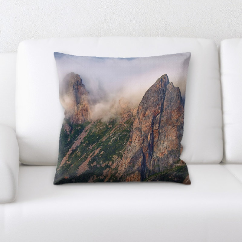 Microsuede Reversible Throw Pillow