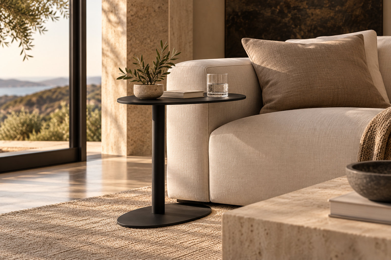 Staccato End Table, Black