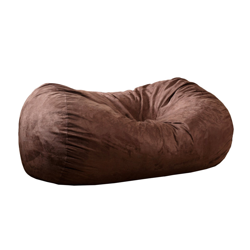 Fauteuil à billes cylindrique 6,5 pieds Nest, Microfibres brunes